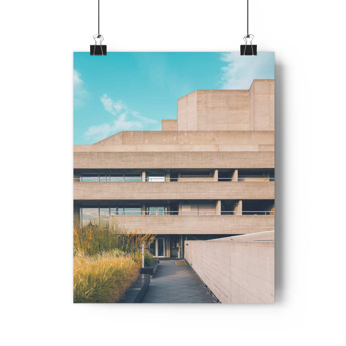Rooftop entrance to the Royal National Theatre