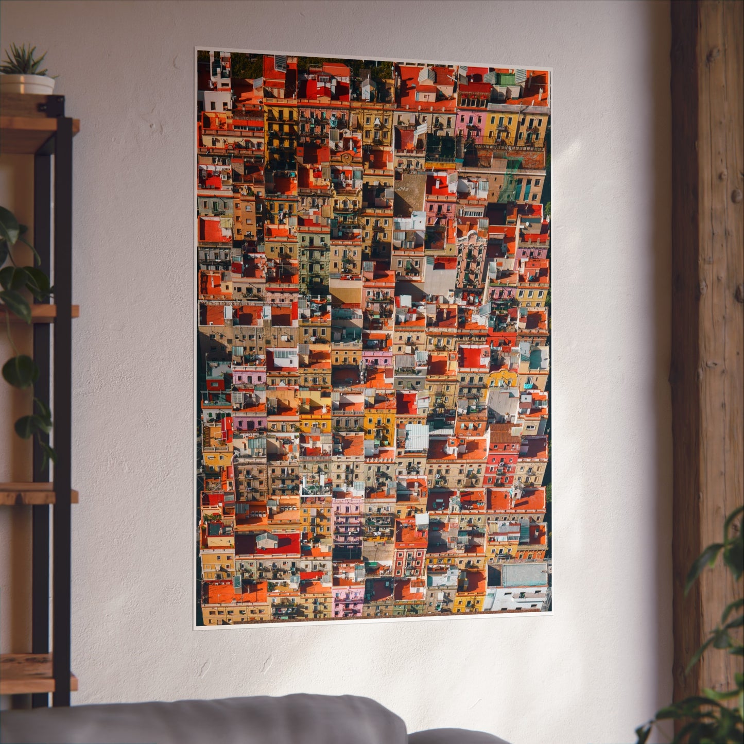 Barceloneta from Above  - Fine Art Poster