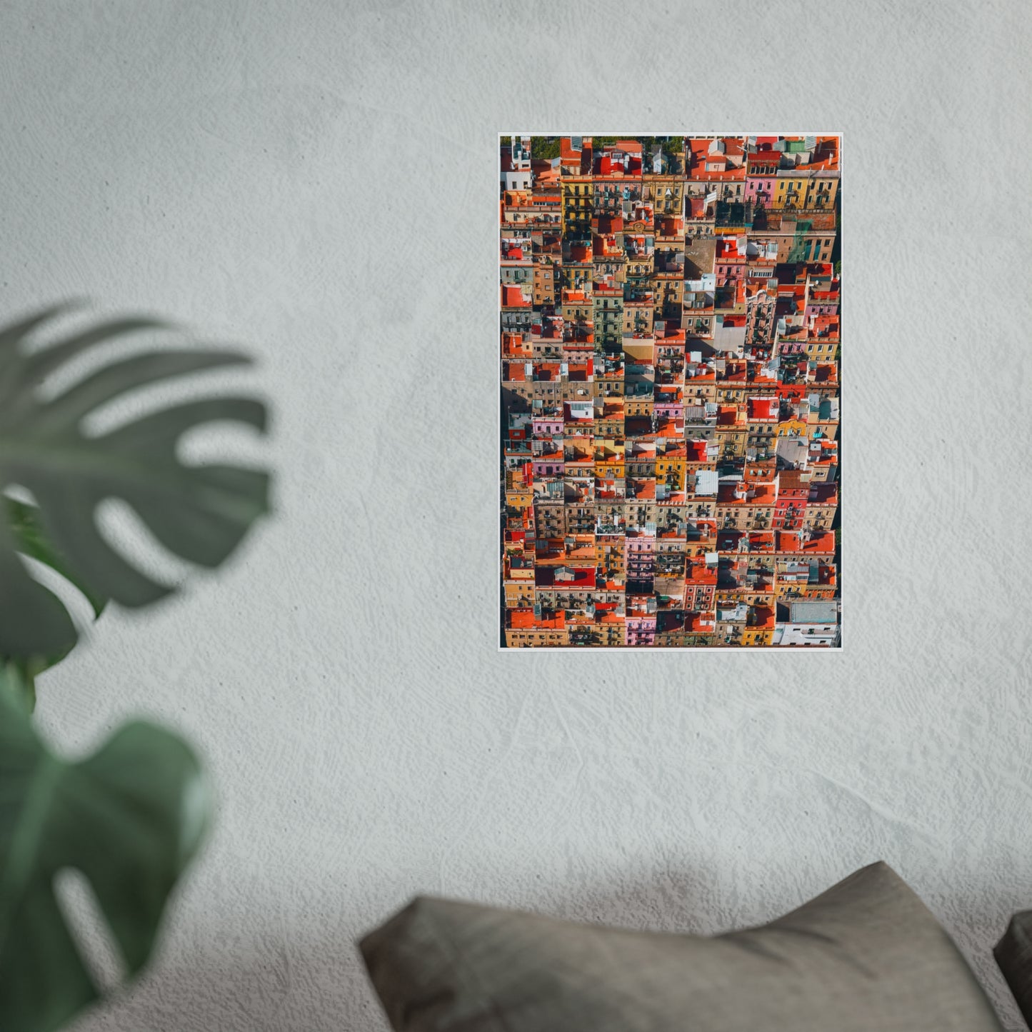 Barceloneta from Above  - Fine Art Poster