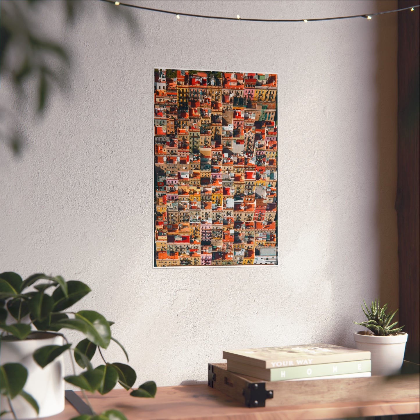 Barceloneta from Above  - Fine Art Poster