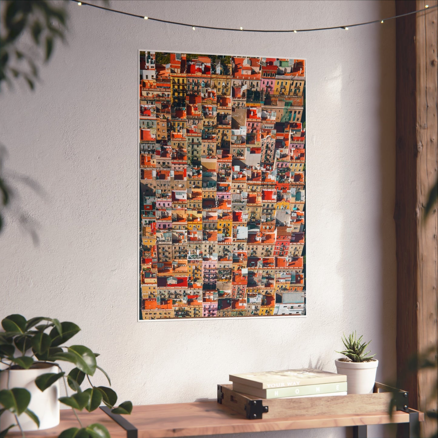 Barceloneta from Above  - Fine Art Poster