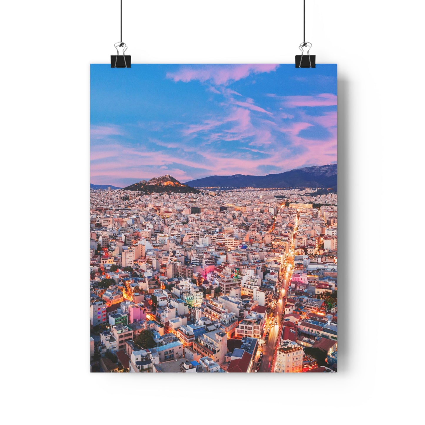 Sunset over Athens