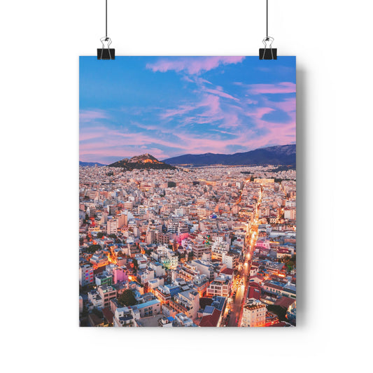 Sunset over Athens